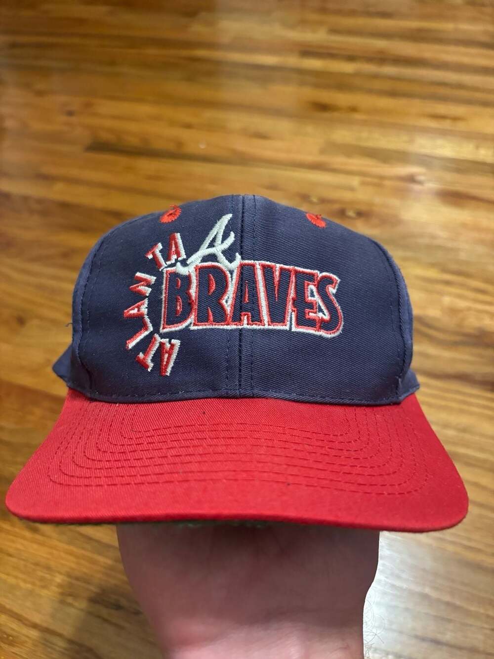 Vintage Atlanta Braves MLB Snapback Hat Cap The Game